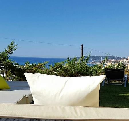 Cap Au Sud,Vue Panoramique Mer,Piscine Menton Bagian luar foto