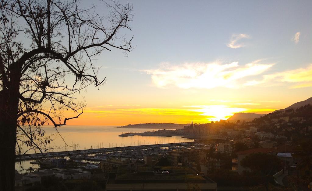 Cap Au Sud,Vue Panoramique Mer,Piscine Menton Bagian luar foto