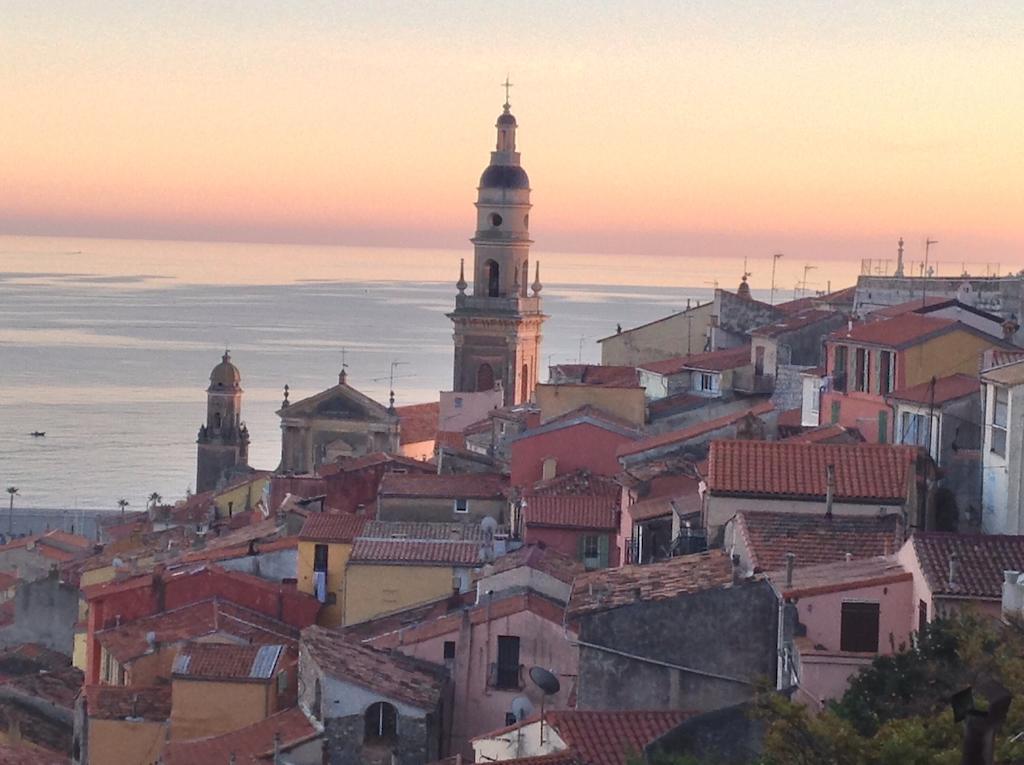 Cap Au Sud,Vue Panoramique Mer,Piscine Menton Bagian luar foto